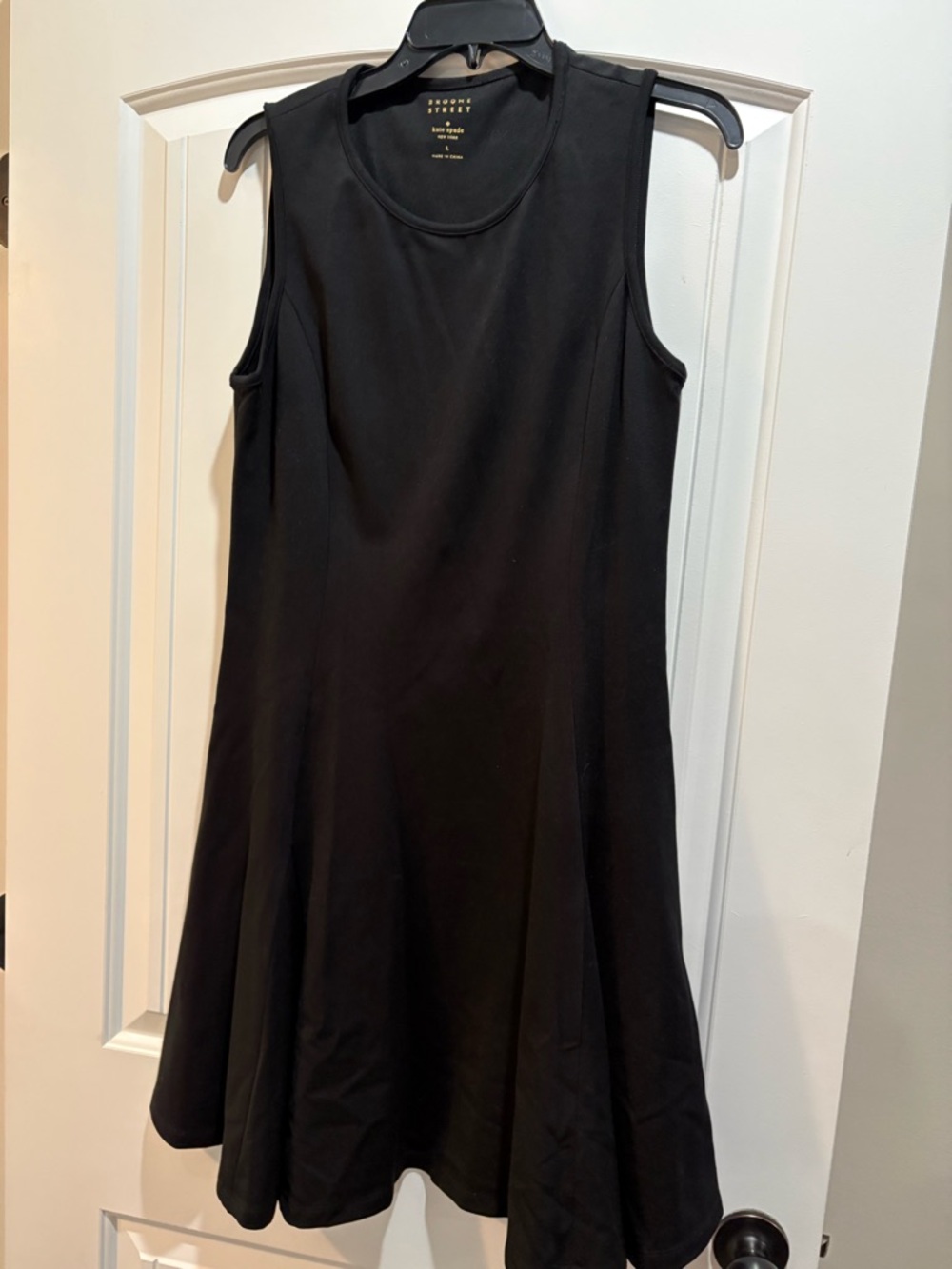 kate spade Black Crewneck Sleeveless Top